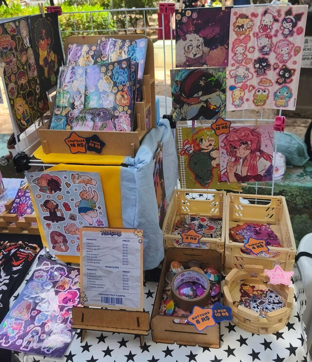 Feira do Coletivo Cores, no CH1. 12/11/2025